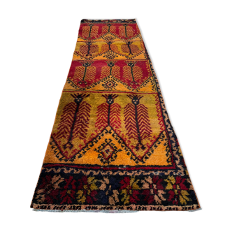 Coureur de tapis turc vintage, 320 x 90 cm