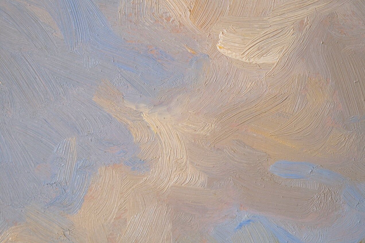 Gustav Berlin, Swedish Modern Landscape, Oil on Panel, 1962, Framed