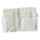 Set of 10 antique hand-embroidered "DM" napkins - Linen threads - 72x86 cm