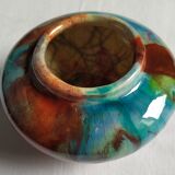 Vase boule craquelé