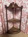 Small 19th-century corner shelf in walnut – beautiful cabinetmaking work.