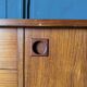 Scandinavian sideboard with 3 sliding drawers, 1960