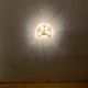 Set of 2 Crystal Glass Peacock Wall Lamps by Palwa