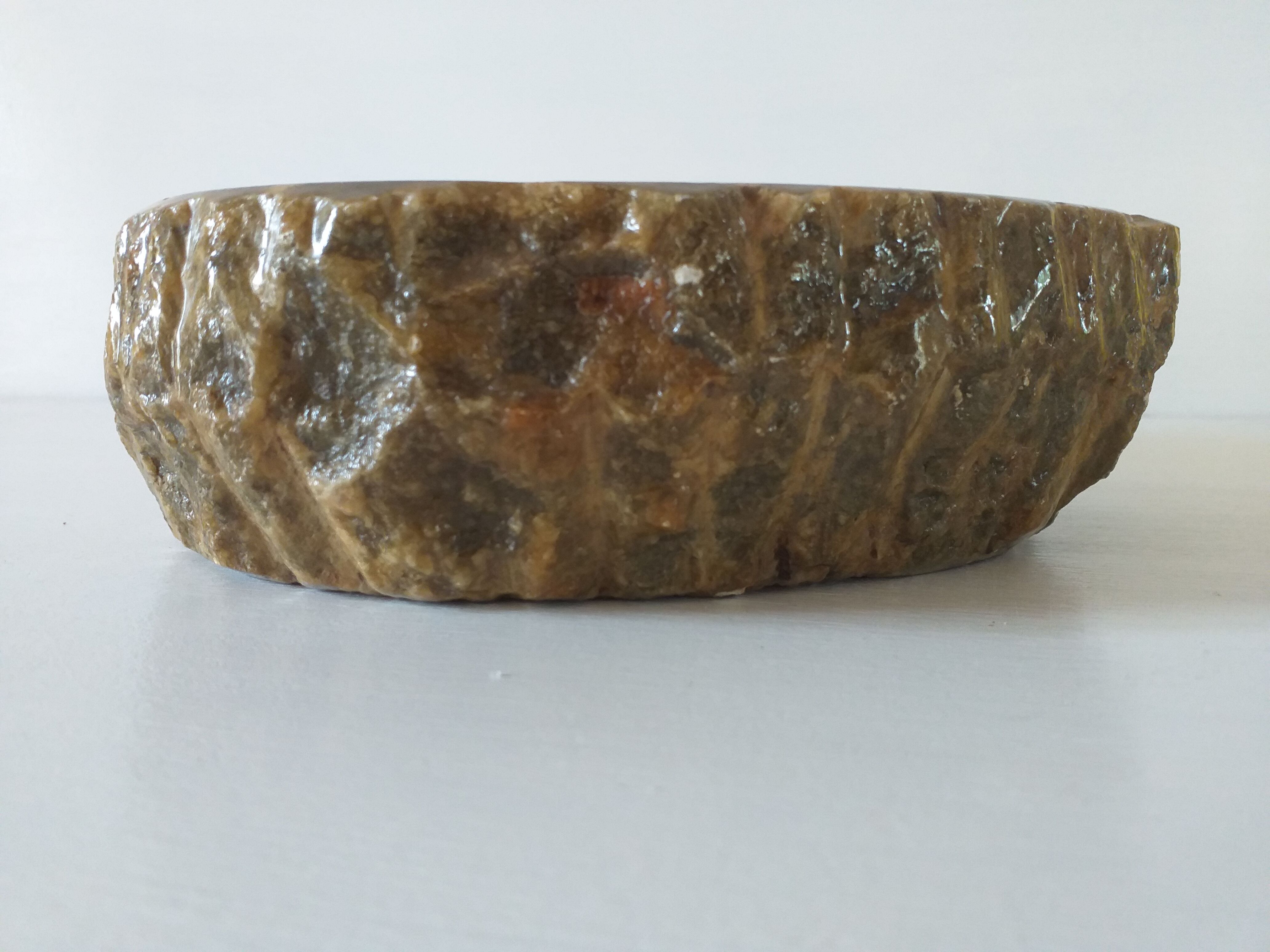 Albatra ashtray, Geniune albaster, handmade italy