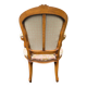 Pair of Louis XV cabriolet armchairs in floral fabric