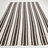 Contemporary Striped Vintage Kilim Rug, 206x304Cm