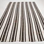 Tapis Kilim vintage rayé contemporain, 206 x 304 cm