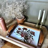 Grand Plateau art déco signé Florel