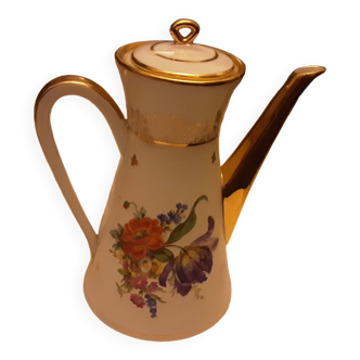 Cafetiere porcelaine tampon couronne