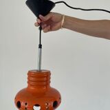 Brutalist hanging lamp 1960s