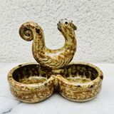 Salt cellar in STONEWARE signed ANDRE BODIN