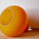 Zenith - Vintage pendant light in orange opaline - Space Age Design - Made in Germany