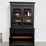 Sideboard - showcase 2 old body in blackened wood