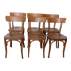 6 chaises bistrot Thonet bois courbé