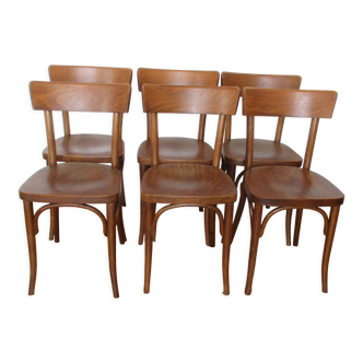 6 chairs bistrot Thonet bentwood lot n°2