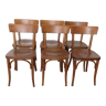 6 chairs bistrot Thonet bentwood lot n°2