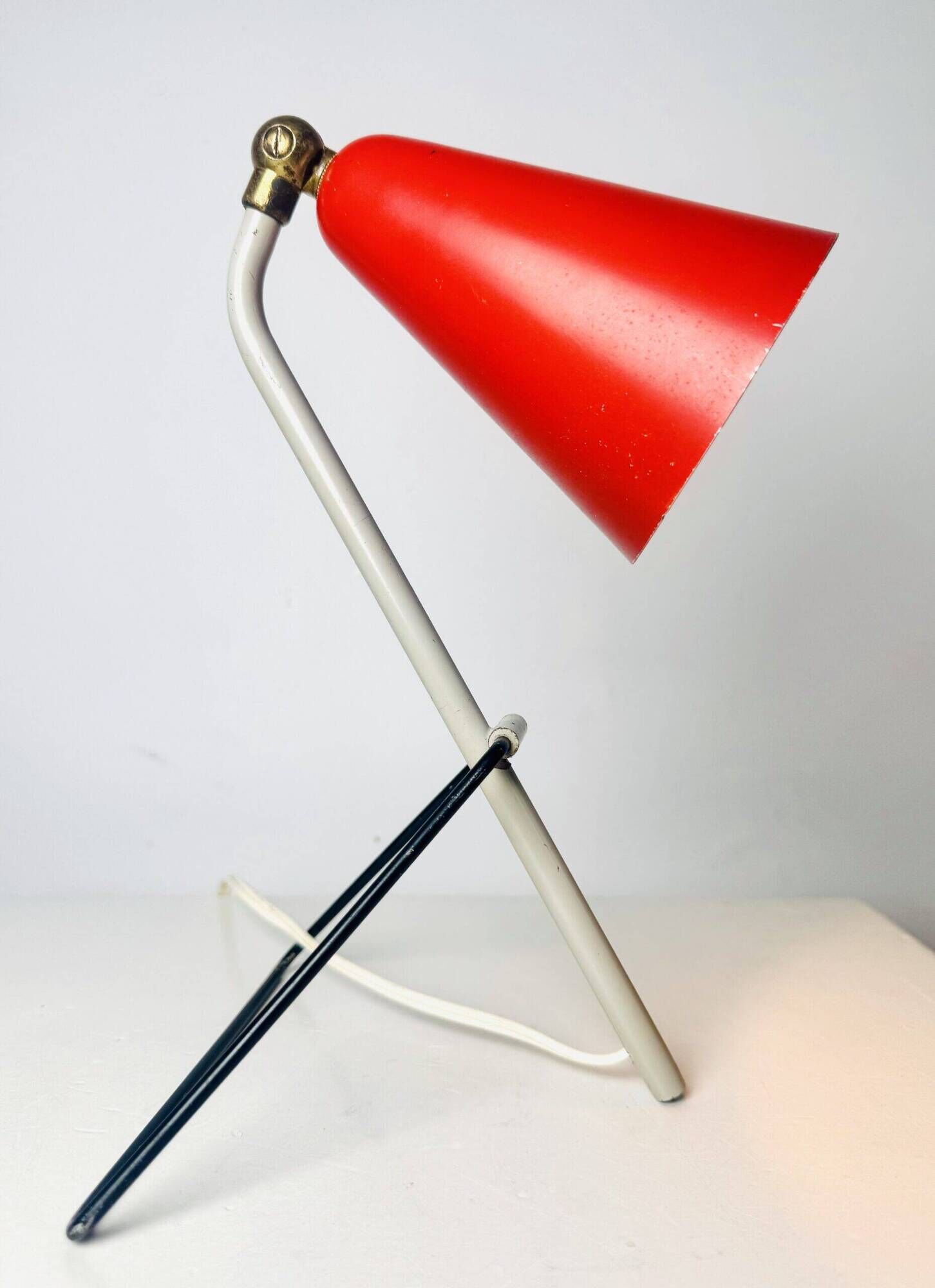 Model 625/30 Table Lamp By J.J. Hoogervoorst For Anvia Nederland, The Netherlands 1950S