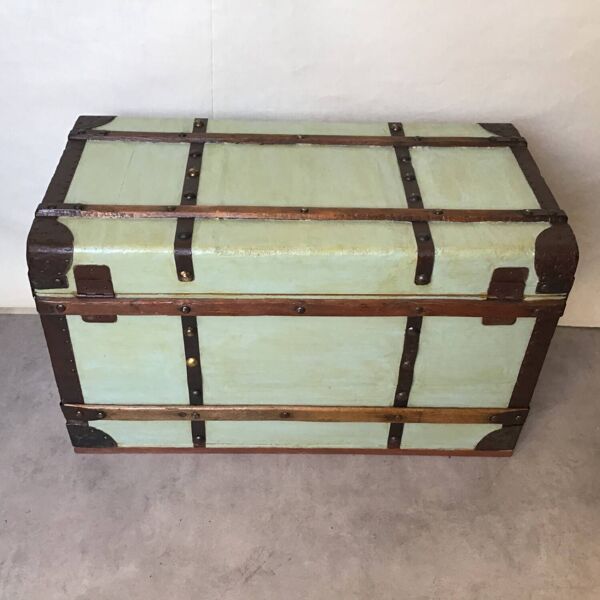 Malle ancienne rare Courrier petit gabarit
