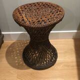 Rattan tam ram stool