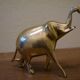 Gilded brass elephant