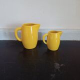Pair of small pitchers in earthenware from Salins