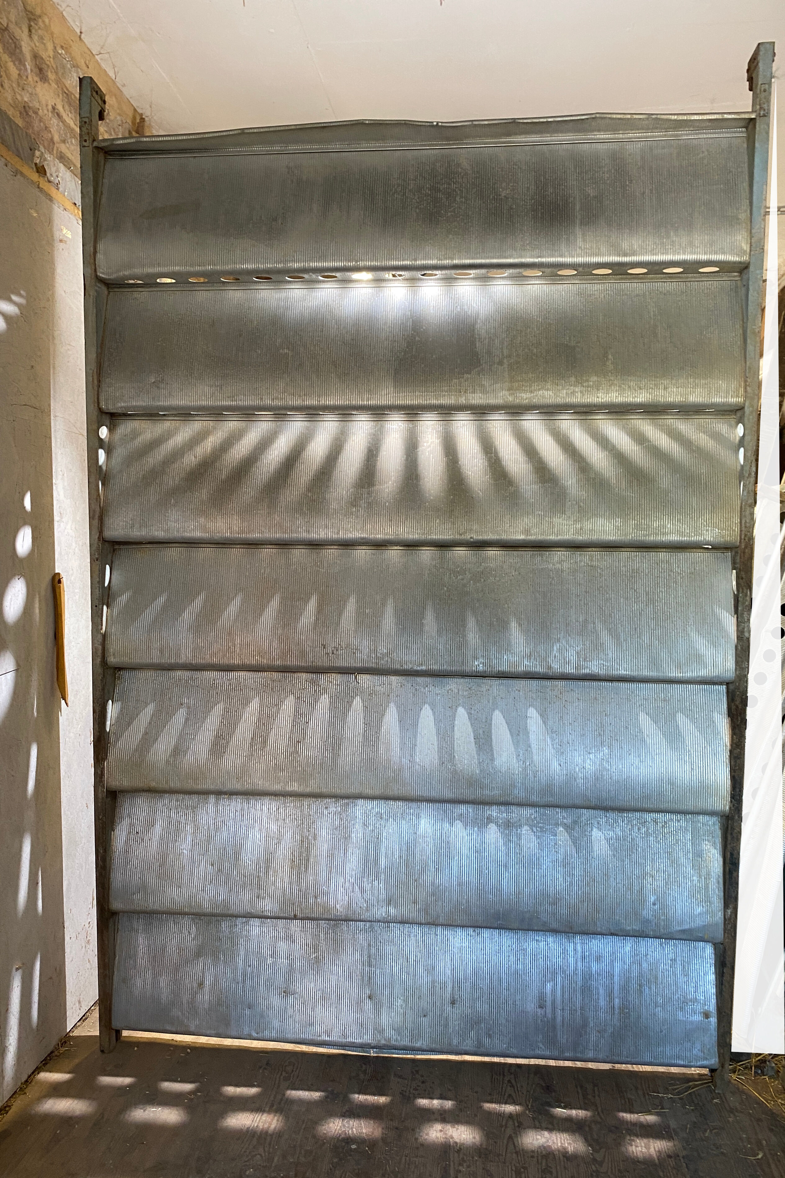 Jean Prouvé gauffré aluminum panel Onde