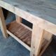 Workbench 120cm old solid wood
