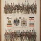 Lithograph engraving on the Army of Germany of 1897