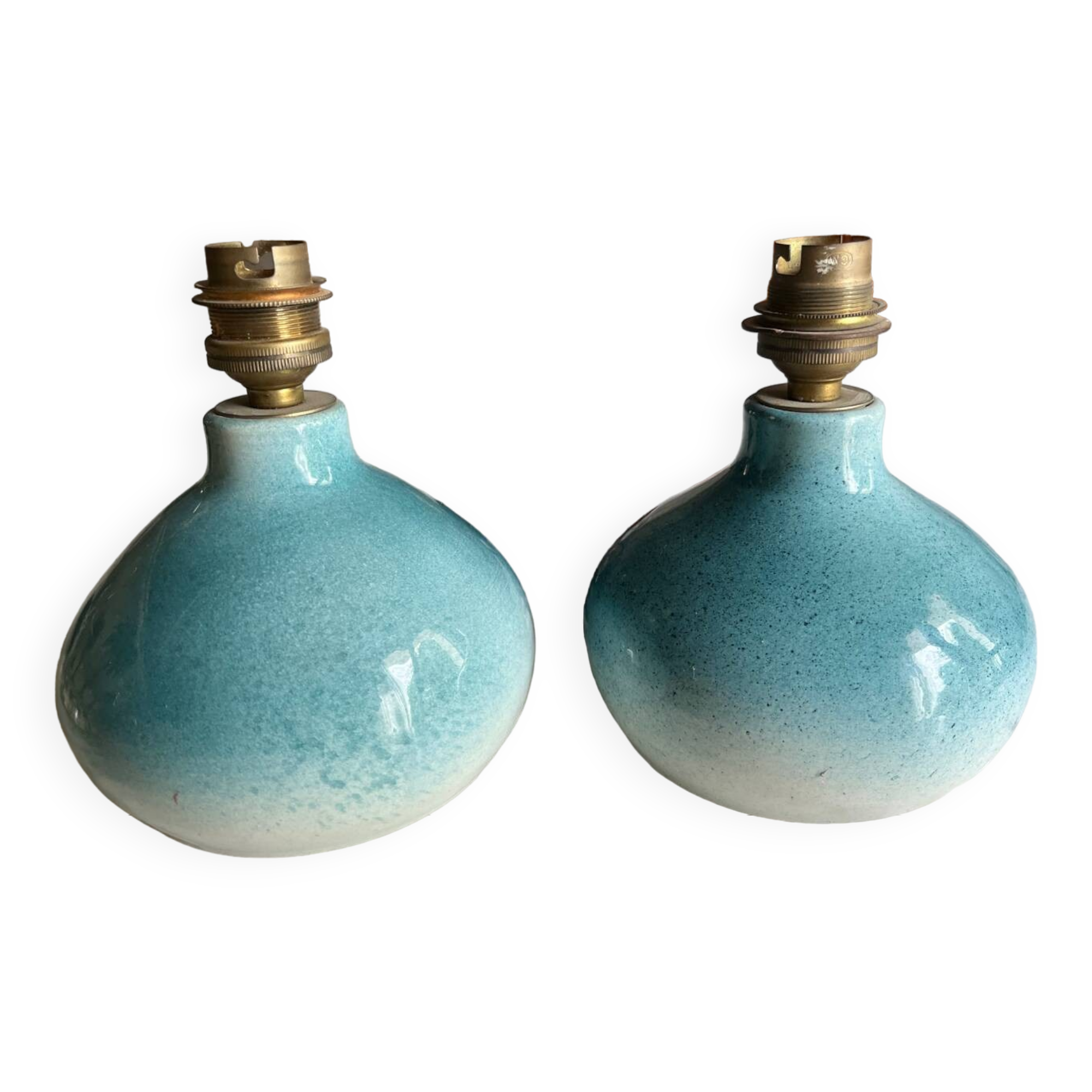 Pair of vintage ceramic lamps