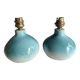 Paire de lampes en céramique vintage