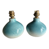 Pair of vintage ceramic lamps
