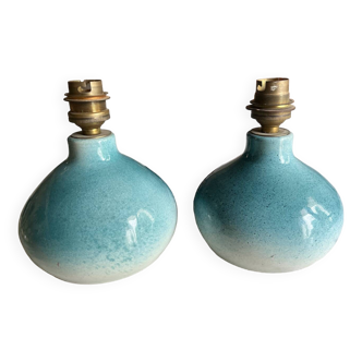 Pair of vintage ceramic lamps