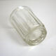Lot of 3 thick glass jars