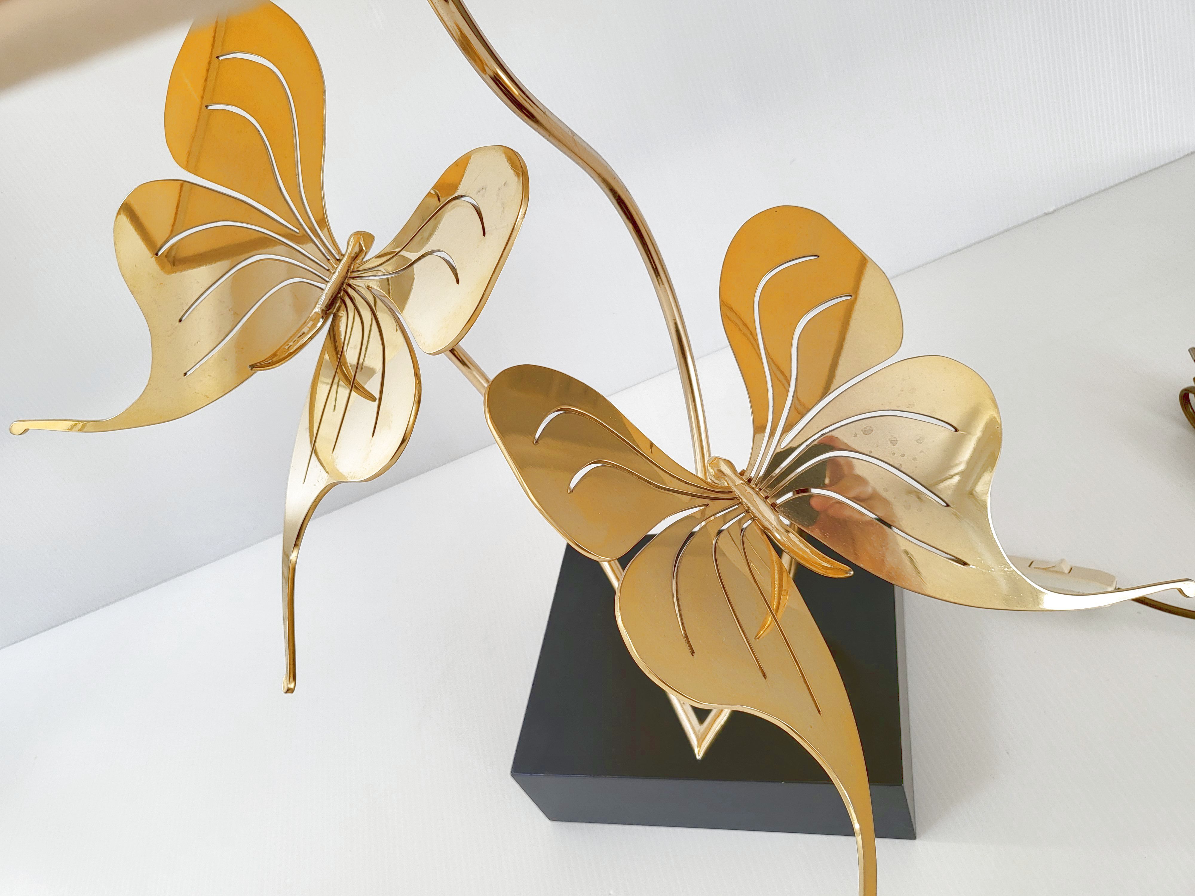 Vintage butterfly lamp 1970