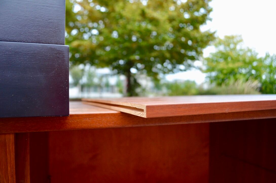 DAnish Modern Teak Model Trio Sideboard by Nils Jonsson for Hugo Troeds, 1960s