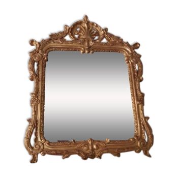 Miroir ancien doré 50x60cm