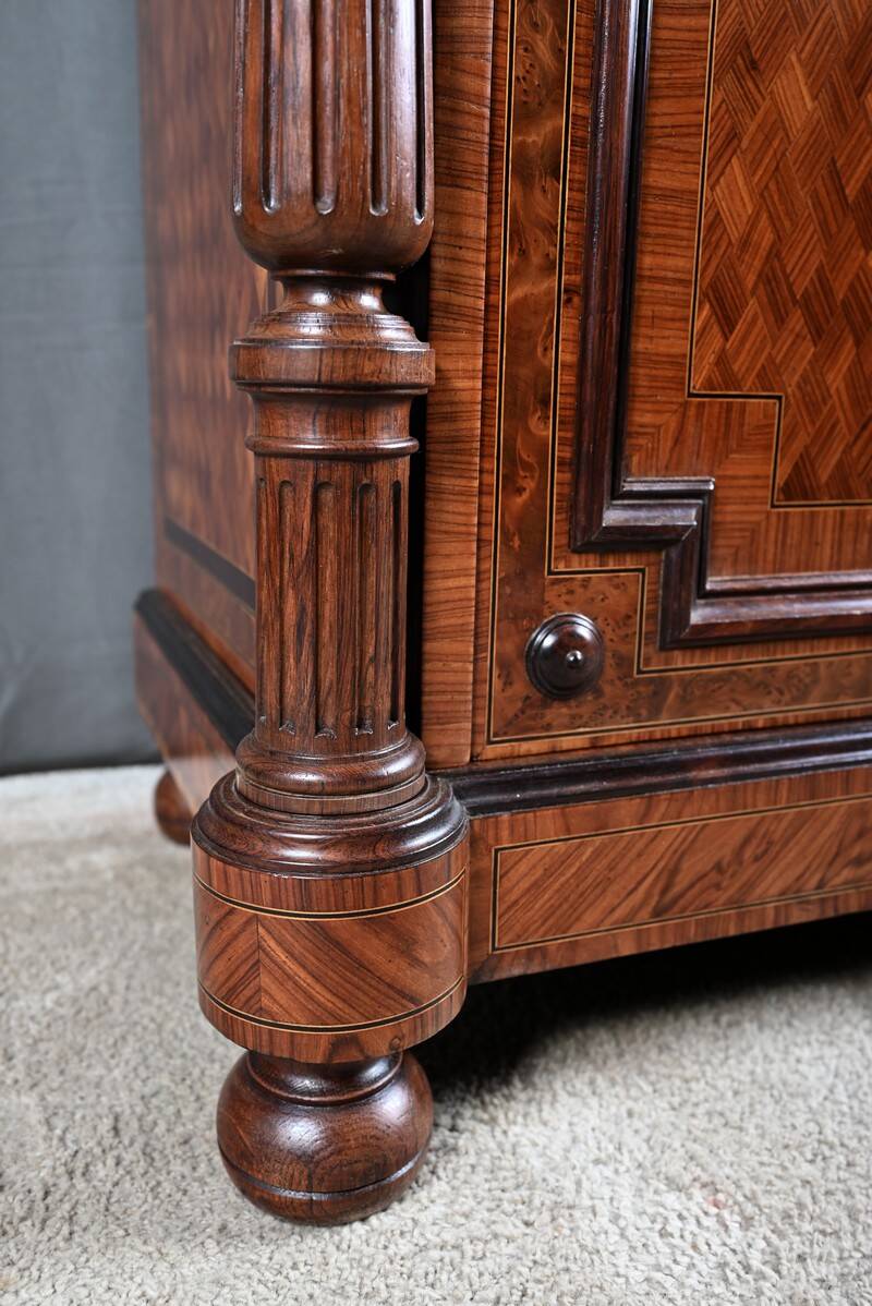 Support Furniture in Precious Wood Marquetry, Napoleon III period – Milie