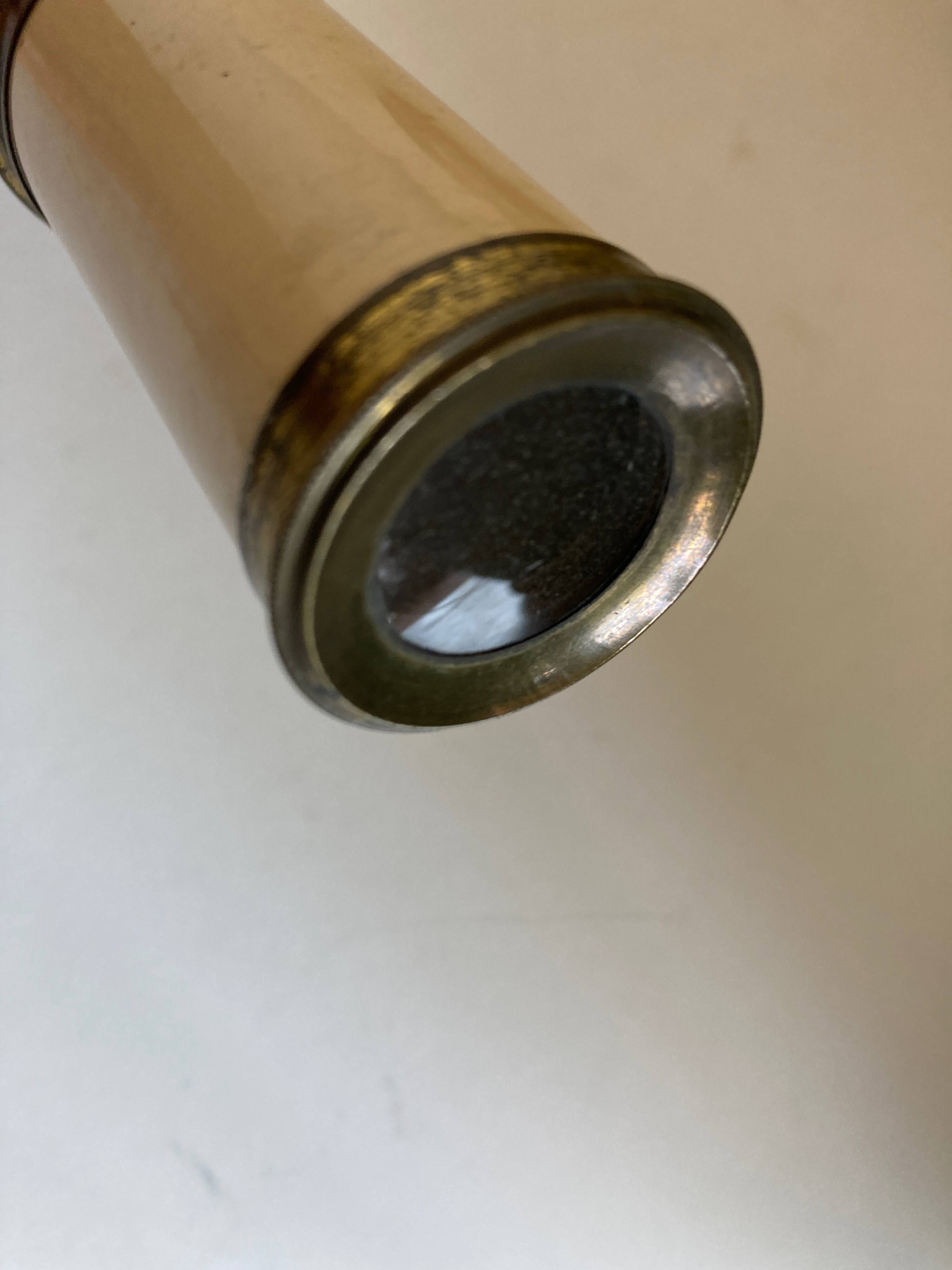 Long brass opera sight circa 1900
