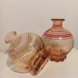 Set of vintage decanters