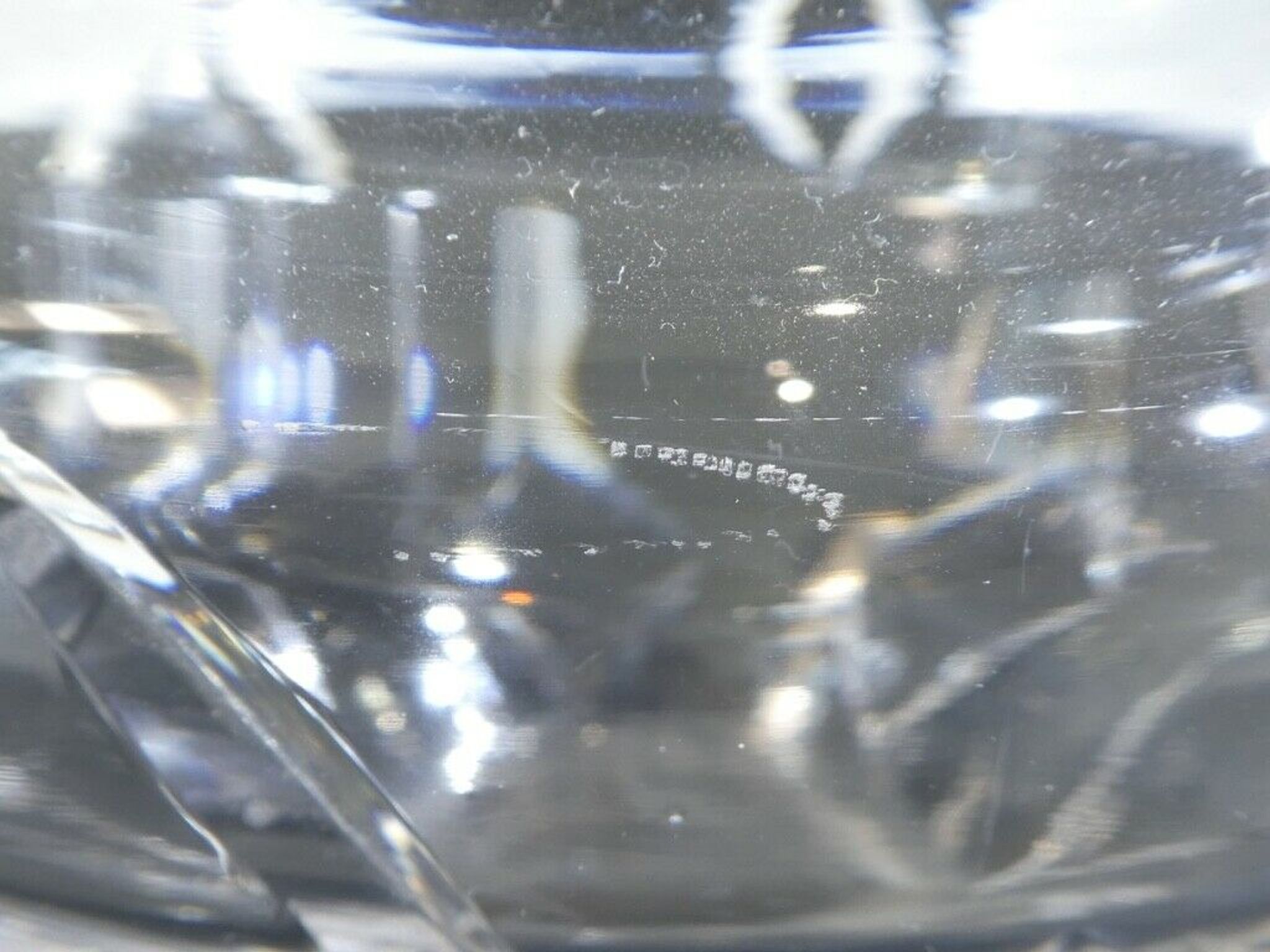 Vase en cristal taillé