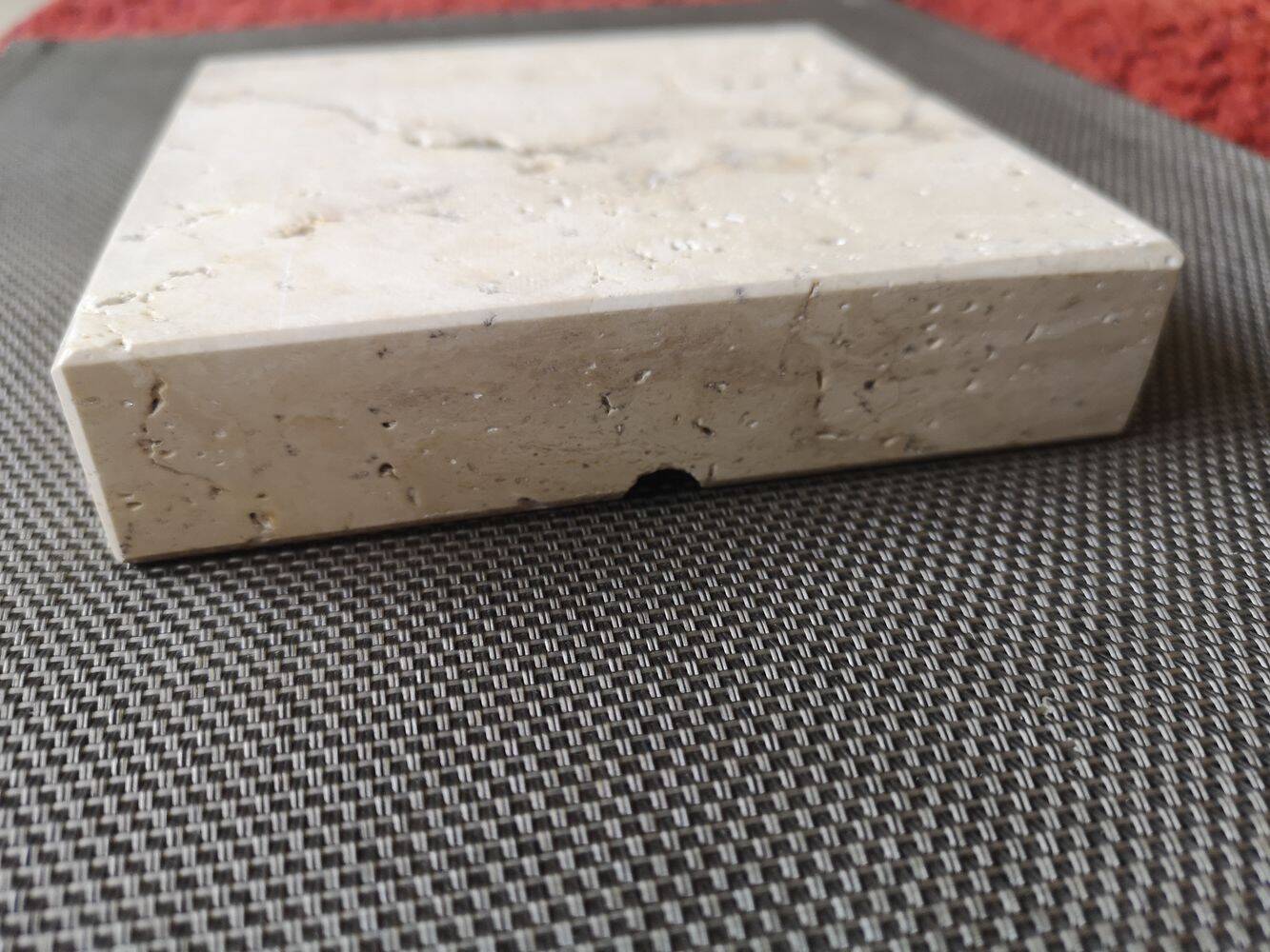 Italian travertine ashtray - 1960s/1970s