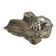 Silver-plated catchall - vine leaf with bunch of grapes