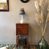 Old oak bedside table