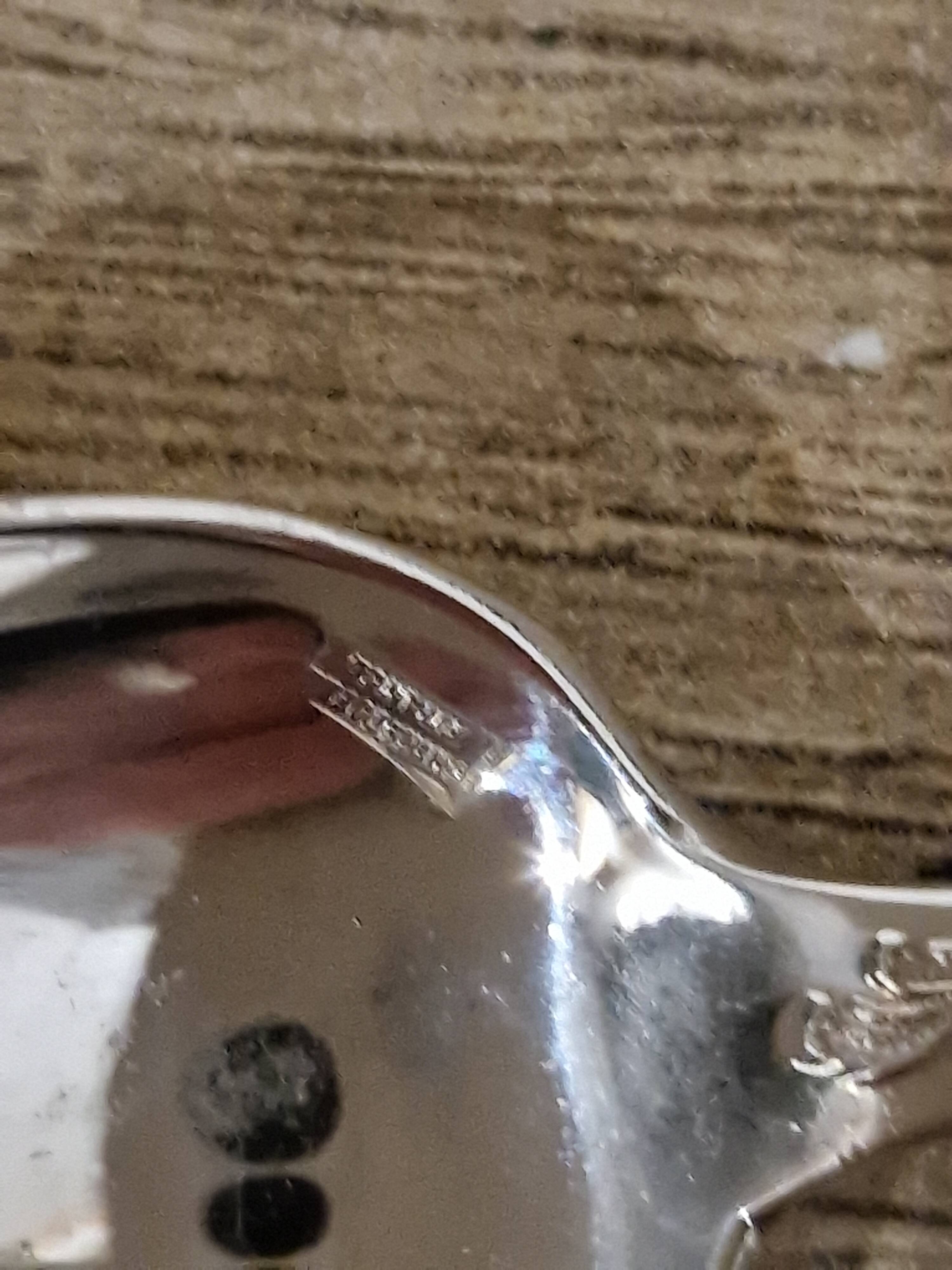 a Christofle serving spoon