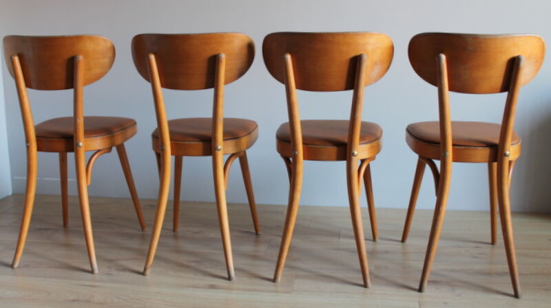 Lot 4 Baumann chairs