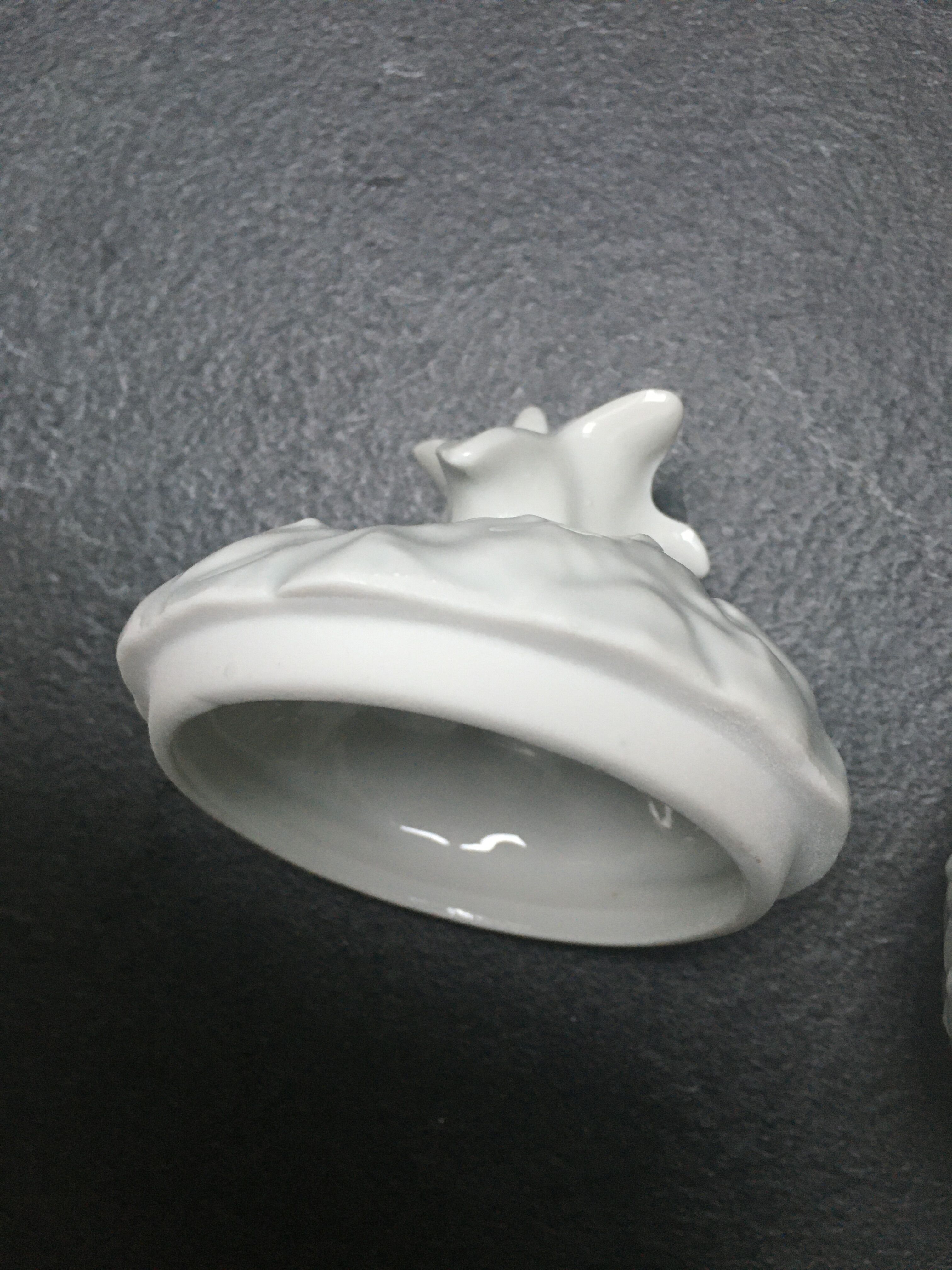 Porcelain pineapple candy box