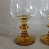 2 antique wine glasses