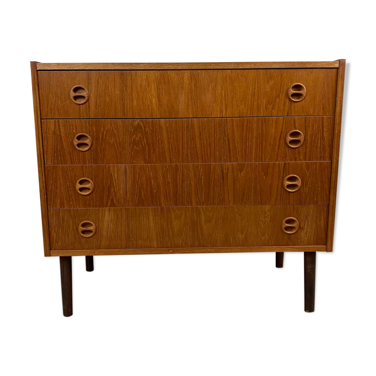 Vintage Scandinavian Teak Commodity, 60s