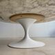 Large marble coffee table by Eero Saarinen for knoll
