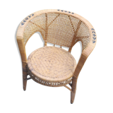Rattan armchair